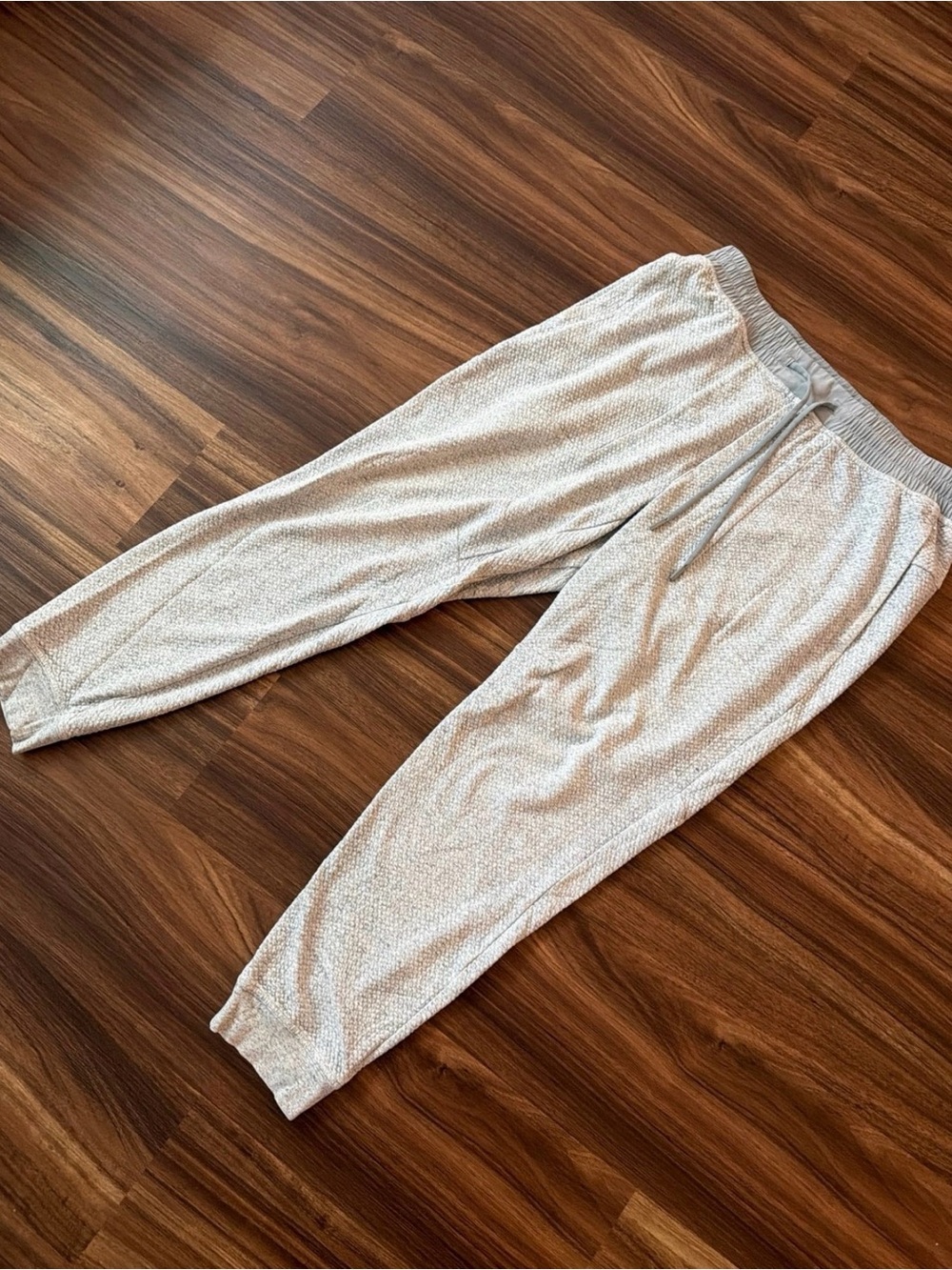 Lululemon Light Gray Knit Joggers